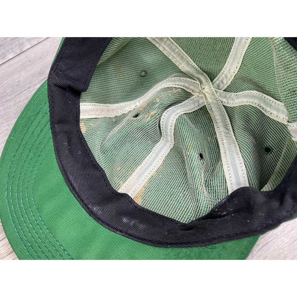 Vintage Smith's ARA Services Hat Cap Snap Back One Size Green Promo Mens 80s - Picture 7 of 8